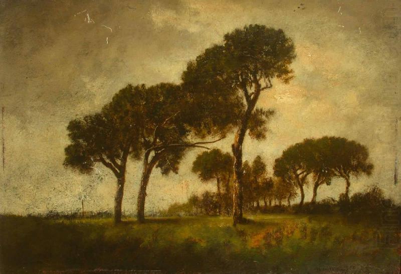 Emile Vernon A landscape with trees china oil painting image